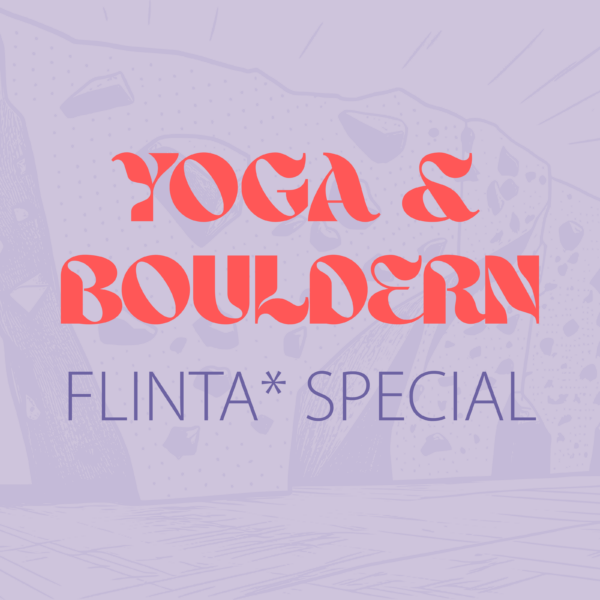 Yoga Bouldern Flinta special